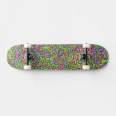Trippy Colorful Blob Skateboard (Horizontaal)