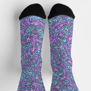 Trippy Colorful Blob Socks Sokken