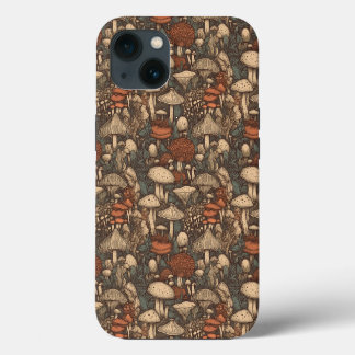 Trippy Cottcore-paddenstoel iPhone/iPad-draagtas iPhone 13 Hoesje