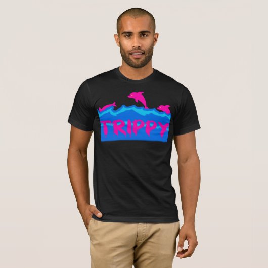 Trippy Dolphins T-shirt (Voorkant volledig)