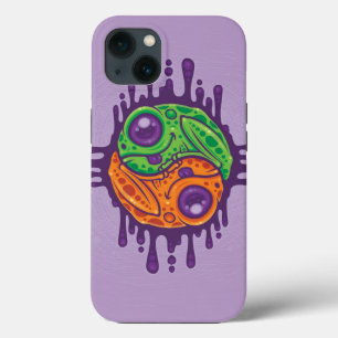 Trippy Drippy Frog Yin Yang iPhone 13 Hoesje