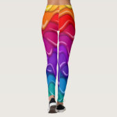 Trippy Drippy Rainbow Pride Leggings (Dos)