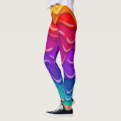 Trippy Drippy Rainbow Pride Leggings (Gauche)