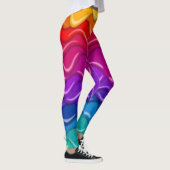 Trippy Drippy Rainbow Pride Leggings (Droite)