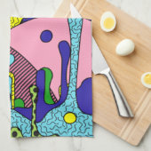 Trippy Drippy Theedoek (Quarter Fold)