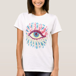 Trippy Eye Psychedelic Art T-shirt