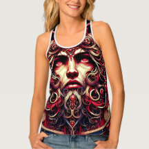 Trippy Face 1 Tanktop