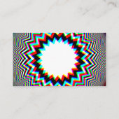 Trippy Flower Emblem Visitekaartje (Achterkant)