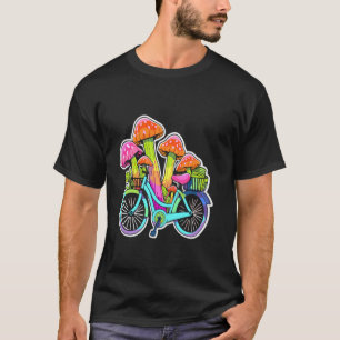Trippy Forest Rave Psychedelische Fietser EDM Part T-shirt