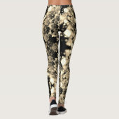 Trippy fractal art leggings (Achterkant)