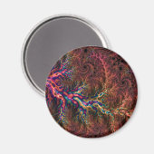 Trippy Fractal Magneet (Voorkant / Achterkant)