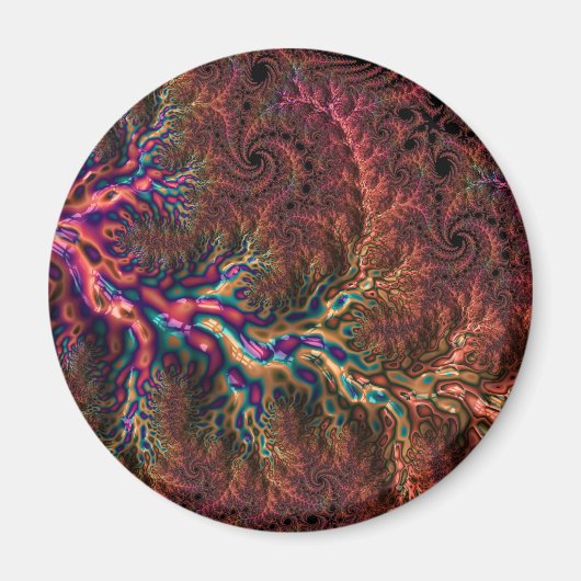 Trippy Fractal Magneet (Voorkant)