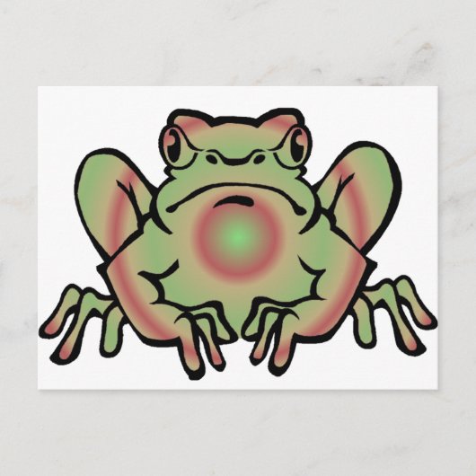 Trippy Frog Briefkaart (Voorkant)