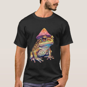 Trippy Frog Magic Mushroom Amfibie Psychedelic T-shirt