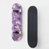 Trippy Funky Boho Groovy Pastel Spiraal Fractal Ar Skateboard (Voorkant)