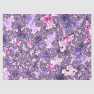 Trippy Funky Boho Groovy Pastel Spiraal Fractal Ar Tissuepapier