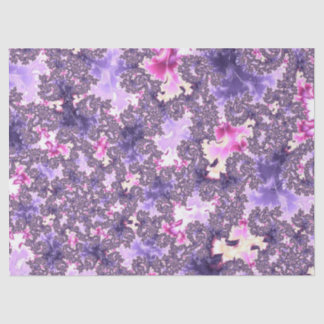 Trippy Funky Boho Groovy Pastel Spiraal Fractal Ar Tissuepapier