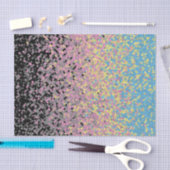 Trippy Funky Pixelated Polygender Pride Vlag Tissuepapier (Craft)