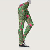 Trippy Funky Psychedelic Groovy Spiral Fractal Art Leggings (Rechts)