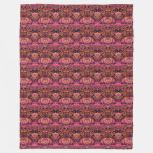 Trippy Garland Fleece Deken