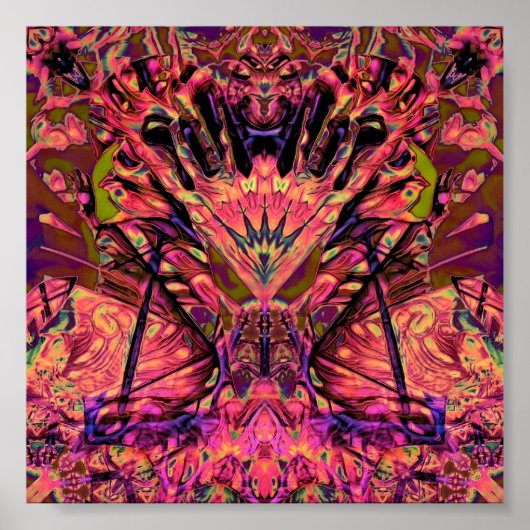 Trippy Garland Poster (Voorkant)