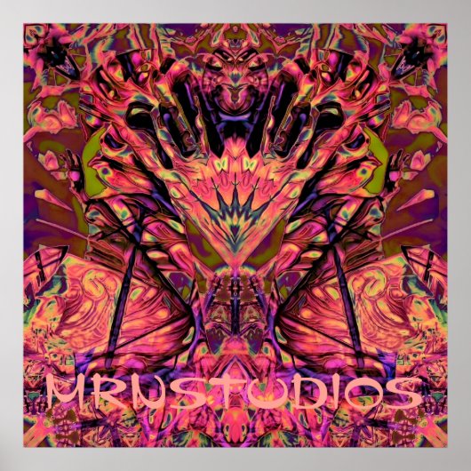 Trippy Garland Poster (Voorkant)