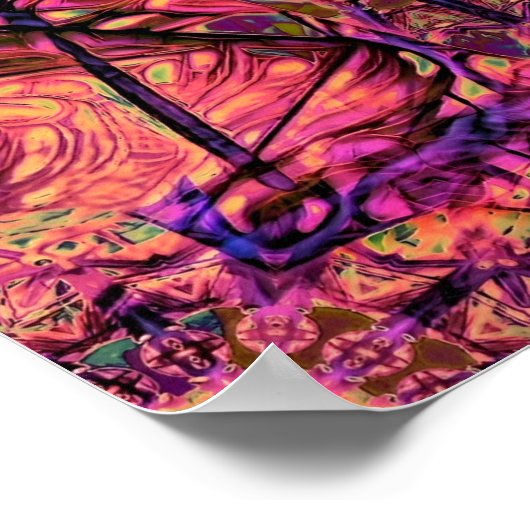 Trippy Garland Poster (Hoek)