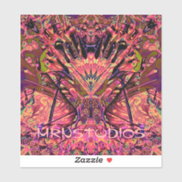 Trippy Garland Sticker