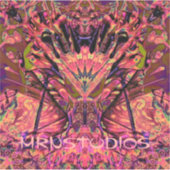 Trippy Garland Sticker (Voorkant)