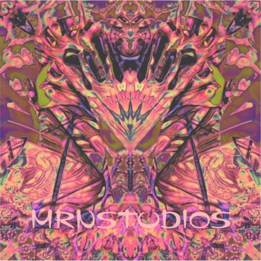 Trippy Garland Sticker (Voorkant)