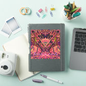 Trippy Garland Sticker (iPad Cover)