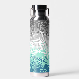 Trippy Gepixelde Abstracte Frayromantische Pridevl Waterfles