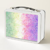 Trippy Groovy Boho Abstract Genderdoe Pride Vlag (Achterkant)