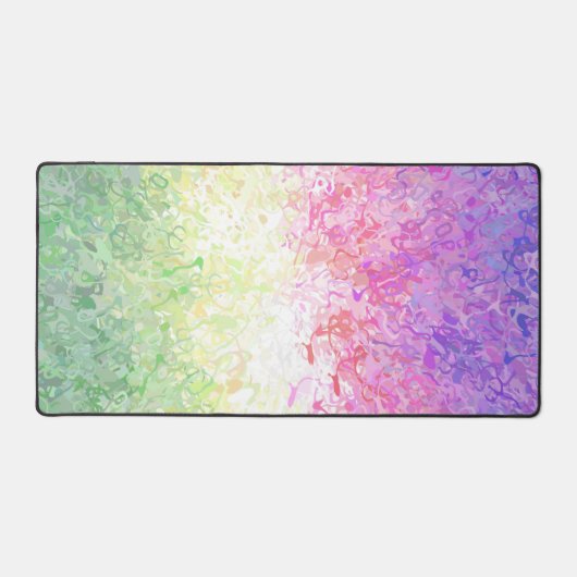 Trippy Groovy Boho Abstract Genderdoe Pride Vlag Bureaumat (Voorkant)