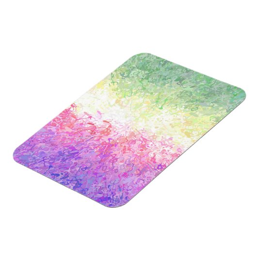 Trippy Groovy Boho Abstract Genderdoe Pride Vlag Magneet (Linkerzijde)