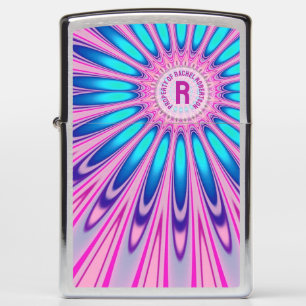 Trippy Hippie roze blauw roze Stropdas-kleurstof