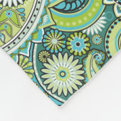 Trippy Hippy Paisley Fleece Deken (Hoek)