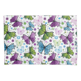 Trippy Hippy Retro Butterfly Kussensloop