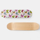 Trippy Hippy Retro Paisley Skateboard (Horizontaal)