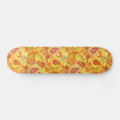 Trippy Hippy Retro Paisley Skateboard (Horizontaal)