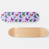 Trippy Hippy Retro Paisley Skateboard (Horizontaal)