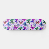 Trippy Hippy Retro Paisley Skateboard (Horizontaal)