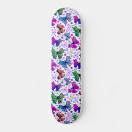 Trippy Hippy Retro Paisley Skateboard