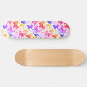 Trippy Hippy Retro Paisley Skateboard (Horizontaal)