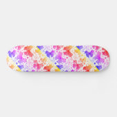 Trippy Hippy Retro Paisley Skateboard (Horizontaal)