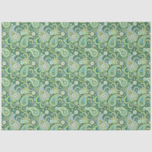 Trippy Hippy Retro Paisley Tissuepapier