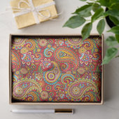 Trippy Hippy Retro Paisley Tissuepapier (Geschenk)