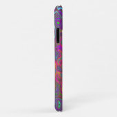 Trippy Hot Pink Abstract Retro Liquid Swirl Case-Mate iPhone Case (Achterkant/rechts)