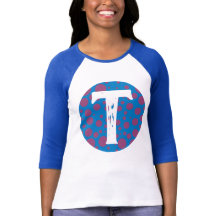 Trippy initiaal stippen paarse passie maan cirkel