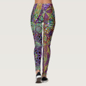 Trippy kalidiescope abstracte leggings (Achterkant)